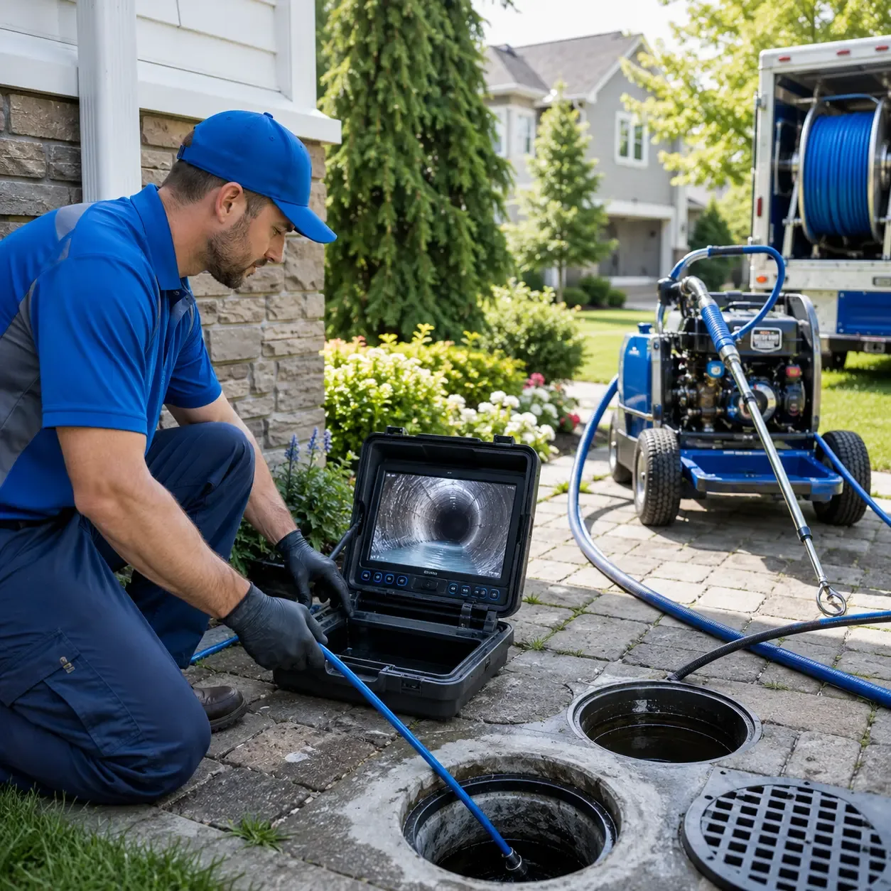 Outdoor drain cleaning professionals serving Strasburg, PA